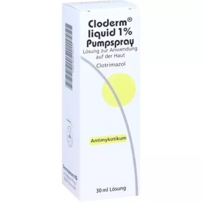 CLODERM Liquido spray a pompa 1%, 30 ml CLODERM Liquido spray a pompa 1%, 30 ml