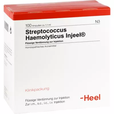 STREPTOCOCCUS HAEMOLYTICUS Fiale Injeel, 100 pz STREPTOCOCCUS HAEMOLYTICUS Fiale Injeel, 100 pz