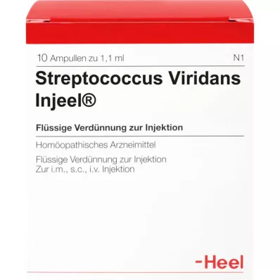 STREPTOCOCCUS VIRIDANS Fiale Injeel, 10 pz STREPTOCOCCUS VIRIDANS Fiale Injeel, 10 pz