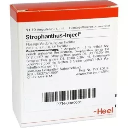 STROPHANTHUS INJEEL Fiale, 10 pz