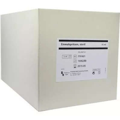 EINMALSPRITZE 50 ml sterile, 10 pz EINMALSPRITZE 50 ml sterile, 10 pz