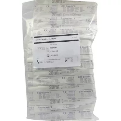 EINMALSPRITZE 20 ml sterile, 10 pz EINMALSPRITZE 20 ml sterile, 10 pz