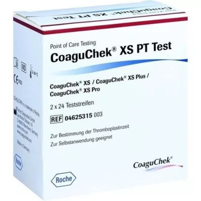 COAGUCHEK XS PT Prova, 2X24 pz