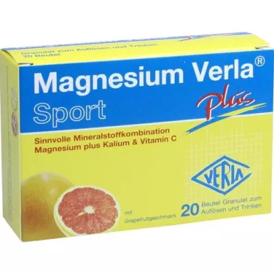 MAGNESIUM VERLA più granuli, 20 pz