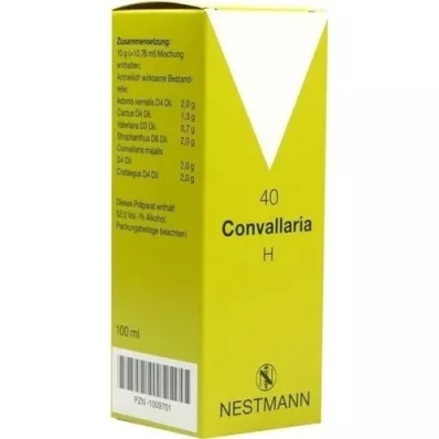 CONVALLARIA H N.40 gocce, 100 ml CONVALLARIA H N.40 gocce, 100 ml