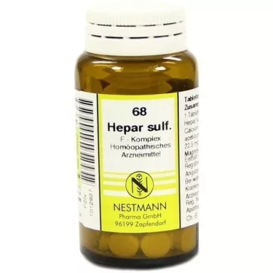 HEPAR SULFURIS F Complex No.68 compresse, 120 pz HEPAR SULFURIS F Complex No.68 compresse, 120 pz