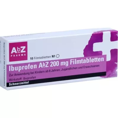 IBUPROFEN AbZ 200 mg compresse rivestite con film, 10 pz