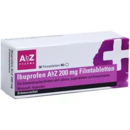 IBUPROFEN AbZ 200 mg compresse rivestite con film, 50 pz