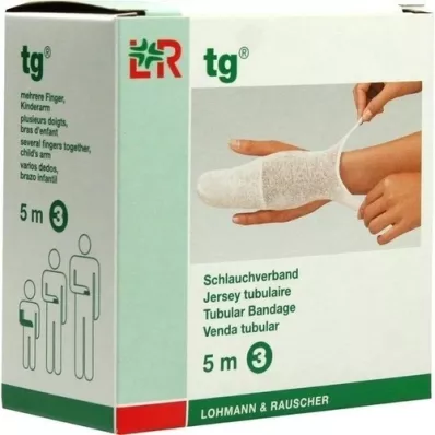TG Benda tubolare misura 3 5 m bianco, 1 pezzo TG Benda tubolare misura 3 5 m bianco, 1 pezzo
