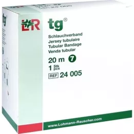 TG Benda tubolare misura 7 20 m bianco, 1 pezzo