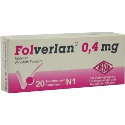FOLVERLAN compresse da 0,4 mg, 20 pz
