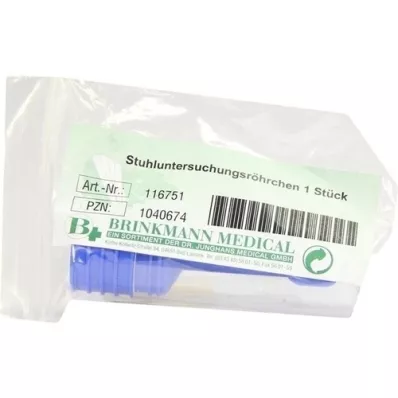 STUHLUNTERSUCHUNGSRÖHRCHEN Plastica, 1 pz STUHLUNTERSUCHUNGSRÖHRCHEN Plastica, 1 pz