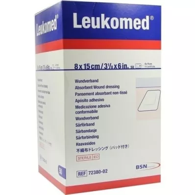 LEUKOMED cerotti sterili 8x15 cm, 50 pz