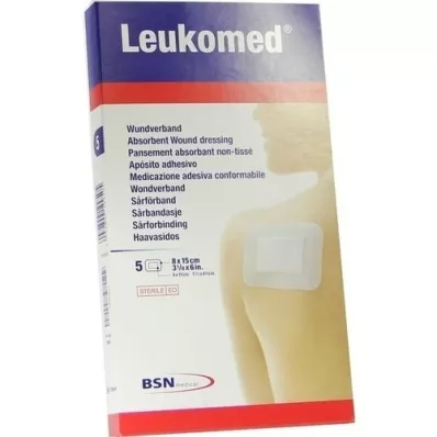 LEUKOMED cerotti sterili 8x15 cm, 5 pz LEUKOMED cerotti sterili 8x15 cm, 5 pz