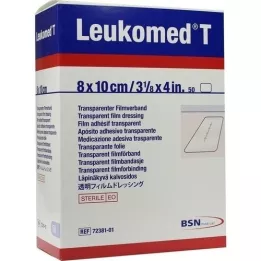 LEUKOMED cerotti sterili trasp. 8x10 cm, 50 pz