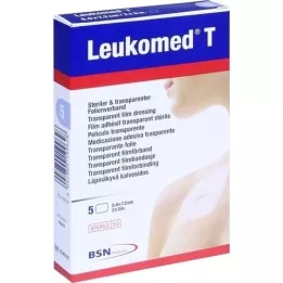 LEUKOMED cerotti sterili trasp. 5x7,2 cm, 5 pz