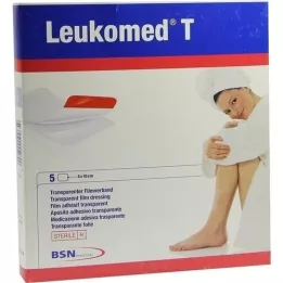 LEUKOMED cerotti sterili trasp. 8x10 cm, 5 pz