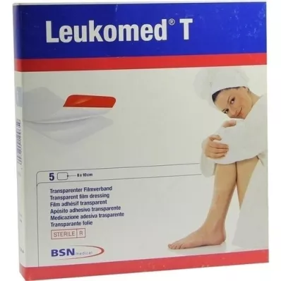 LEUKOMED cerotti sterili trasp. 8x10 cm, 5 pz