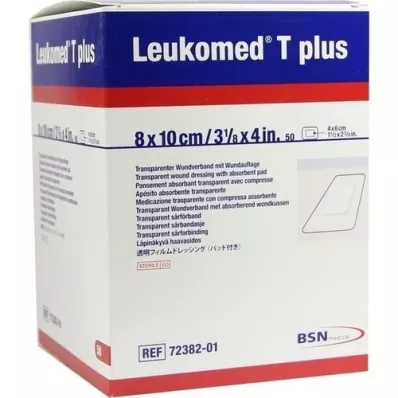 LEUKOMED cerotti sterili transp.plus 8x10 cm, 50 pz