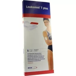 LEUKOMED cerotti sterili transp.plus 10x30 cm, 5 pz