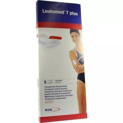 LEUKOMED cerotti sterili transp.plus 10x30 cm, 5 pz