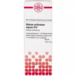 STIBIUM SULFURATUM NIGRUM Diluizione D 12, 50 ml