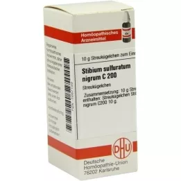 STIBIUM SULFURATUM NIGRUM Globuli C 200, 10 g