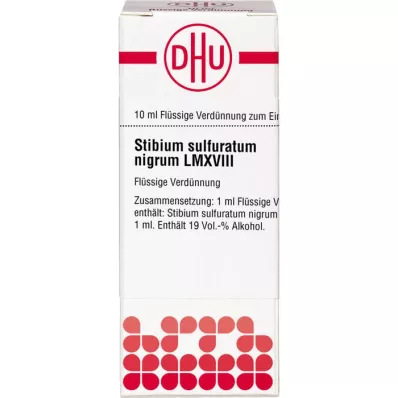 STIBIUM SULFURATUM NIGRUM LM XVIII Diluizione, 10 ml