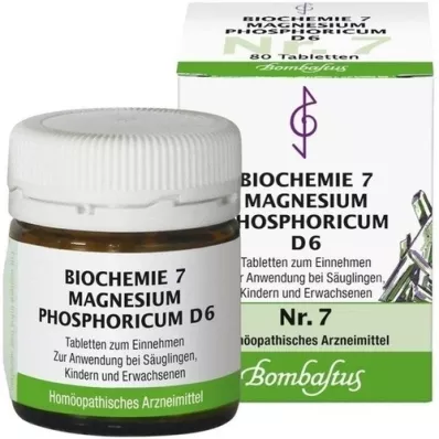BIOCHEMIE 7 Magnesio fosforico D 6 compresse, 80 pz BIOCHEMIE 7 Magnesio fosforico D 6 compresse, 80 pz