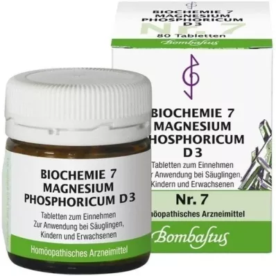 BIOCHEMIE 7 Magnesio fosforico D 3 compresse, 80 pz BIOCHEMIE 7 Magnesio fosforico D 3 compresse, 80 pz