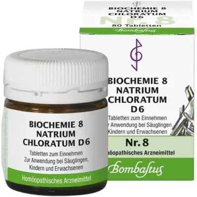 BIOCHEMIE 8 clorato di sodio D 6 compresse, 80 pz BIOCHEMIE 8 clorato di sodio D 6 compresse, 80 pz
