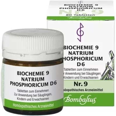 BIOCHEMIE 9 Natrum fosforicum D 6 compresse, 80 pz BIOCHEMIE 9 Natrum fosforicum D 6 compresse, 80 pz