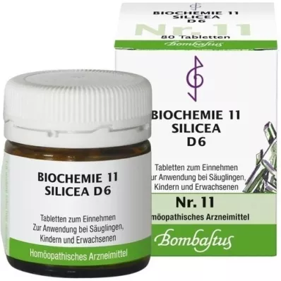 BIOCHEMIE 11 Silicea D 6 compresse, 80 pz