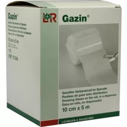 GAZIN Garza per bende 10 cmx5 m 8 pieghe, 1 pezzo