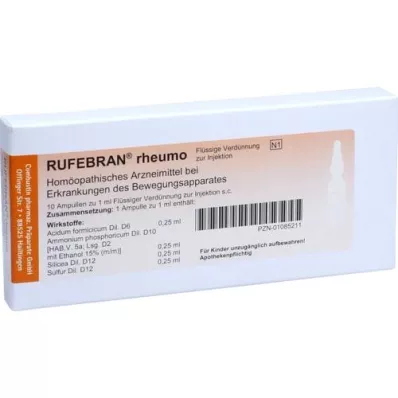 RUFEBRAN fiale per reumatismi, 10 pz RUFEBRAN fiale per reumatismi, 10 pz