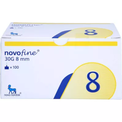 NOVOFINE 8 cannule 0,30x8 mm, 100 pezzi NOVOFINE 8 cannule 0,30x8 mm, 100 pezzi