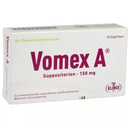 VOMEX A supposte da 150 mg, 10 pz