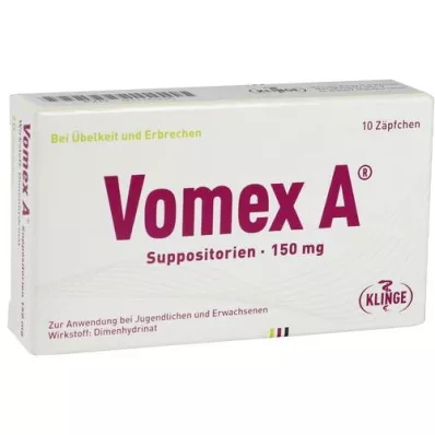 VOMEX A supposte da 150 mg, 10 pz