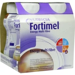 FORTIMEL Energy MultiFibre gusto cioccolato, 4X200 ml