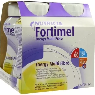 FORTIMEL Energy MultiFibre gusto vaniglia, 4X200 ml FORTIMEL Energy MultiFibre gusto vaniglia, 4X200 ml