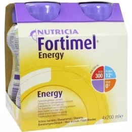 FORTIMEL Gusto energetico banana, 4X200 ml
