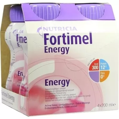 FORTIMEL Gusto energetico fragola, 4X200 ml FORTIMEL Gusto energetico fragola, 4X200 ml