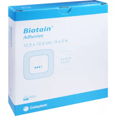 BIATAIN Benda in schiuma 12,5x12,5 cm autoadesiva, 10 pezzi BIATAIN Benda in schiuma 12,5x12,5 cm autoadesiva, 10 pezzi