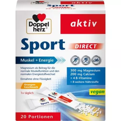 DOPPELHERZ Sport DIRECT Vitamine + minerali, 20 pz DOPPELHERZ Sport DIRECT Vitamine + minerali, 20 pz