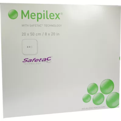MEPILEX Benda in schiuma 20x50 cm, 2 pz