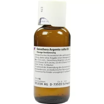 OENOTHERA ARGENTO culta D 3 Diluizione, 100 ml