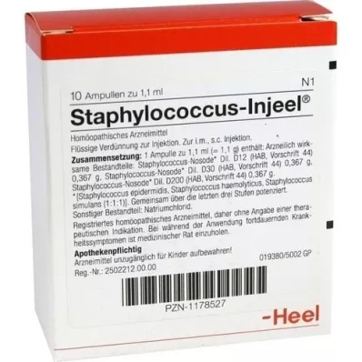 STAPHYLOCOCCUS INJEEL Fiale, 10 pz STAPHYLOCOCCUS INJEEL Fiale, 10 pz