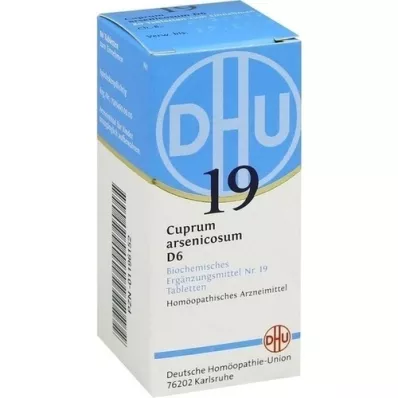 BIOCHEMIE DHU 19 Cuprum arsenicosum D 6 compresse, 80 pz BIOCHEMIE DHU 19 Cuprum arsenicosum D 6 compresse, 80 pz