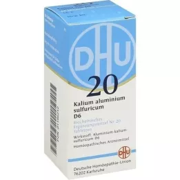 BIOCHEMIE DHU 20 all.pot.zolfo.D 6 compresse, 80 pz