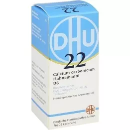 BIOCHEMIE DHU 22 Calcio carbonico D 6 compresse, 80 pz